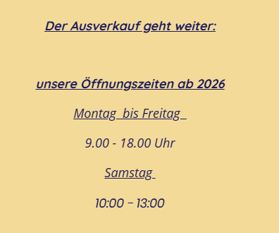 Unsere Öffnungszeiten Unsere Öffnungszeiten